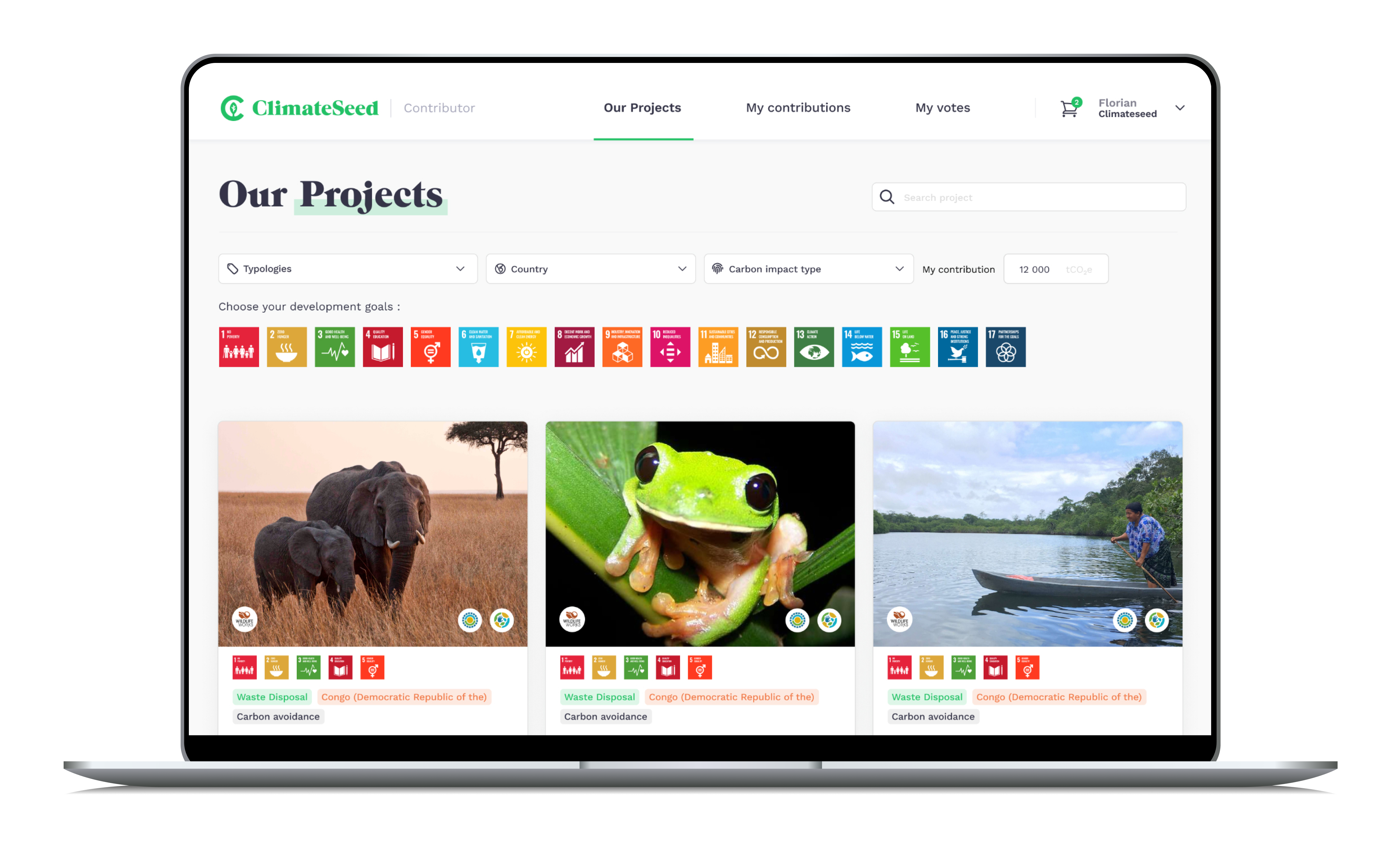 Contribution plateforme ClimateSeed