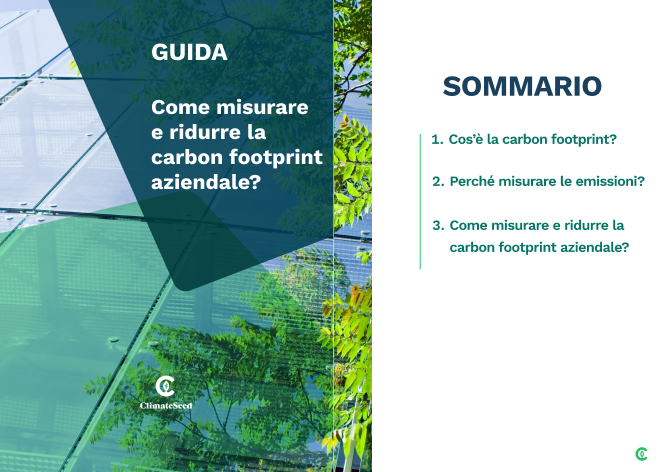 Guida - Come misurare e ridurre la carbon footprint aziendale?