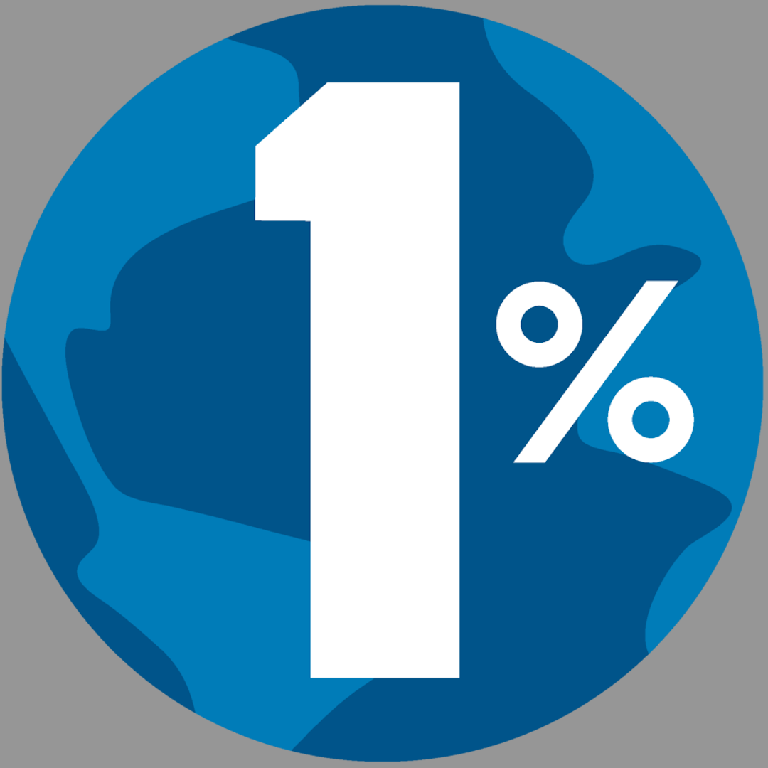 1% for the planet logo